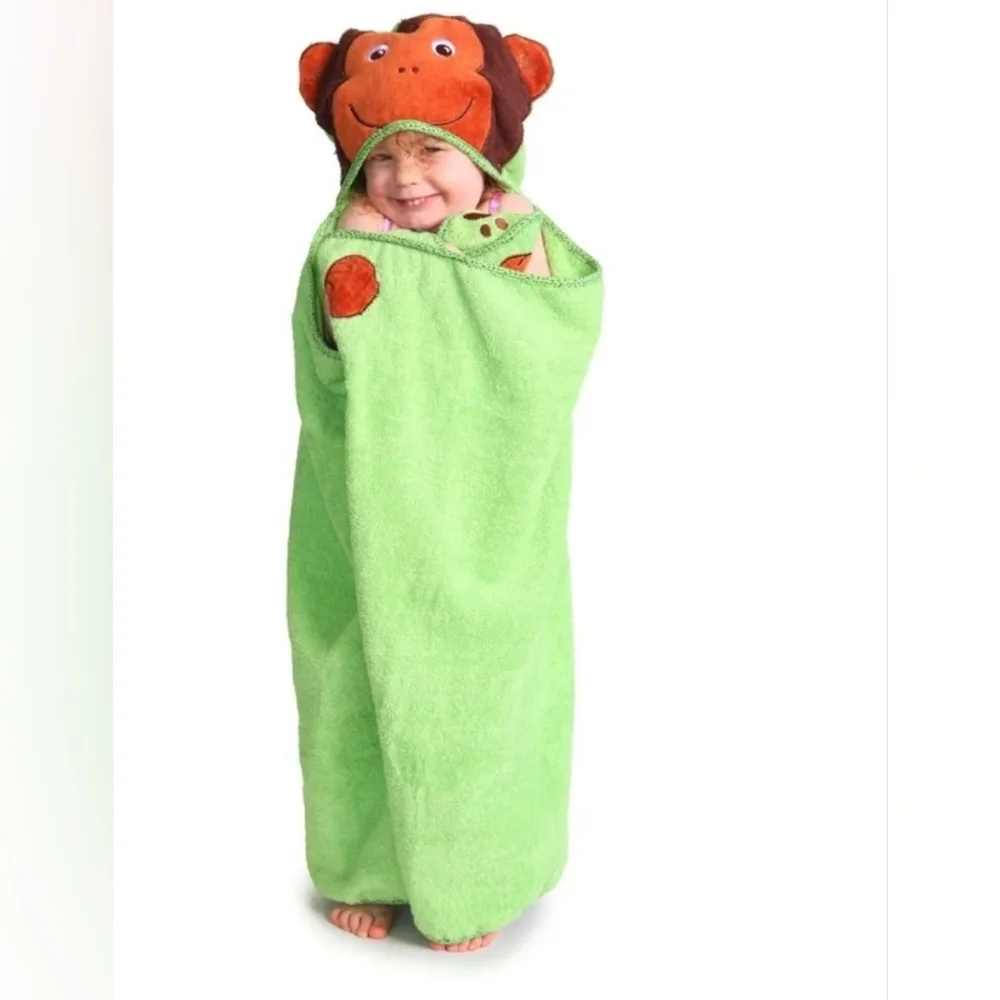 Hooded Towel Monkey 100% Cotton Extra Large 30